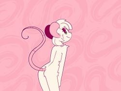 1boy animated anthro ass femboy furry looking_at_viewer male male_only mouse nude reggie_(whygena) rodent tentacle whygena