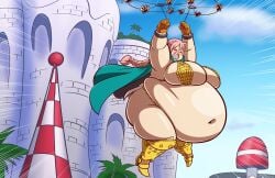 axel-rosered bbw big_balls big_breasts big_thighs clothing dressrosa fat_breasts female female_only morbidly_obese obese one_piece rebecca_(one_piece)