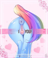 rainbow dash (mlp) from my little pony by sugarlesspaints