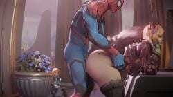 1boy 1girls 3d animated ass big_ass clothed_sex doggy_style female from_side invisible_woman invisible_woman_(marvel_rivals) longer_than_10_seconds male male/female marvel marvel_comics marvel_rivals nithes no_sound nude nude_female peter_parker sex sex_from_behind shorter_than_30_seconds sound spider-man spider-man_(marvel_rivals) spider-man_(series) squirrel_girl_(marvel) squirrel_girl_(marvel_rivals) standing standing_sex straight sue_storm tagme thick_ass thick_thighs thighhighs thighs video