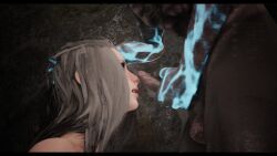 1girls ghoul head_grab masturbation zomboid