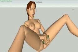 3d animated female female_only hellrazer human lara_croft lara_croft_(classic) solo tagme tomb_raider