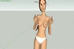 3d animated female female_only hellrazer human lara_croft lara_croft_(classic) solo tagme tomb_raider