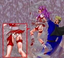 athena_asamiya defeated king_of_fighters leopold_goenitz snk tagme