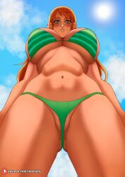 bikini clothing female female_only nami_(one_piece) noocalty one_piece