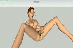 3d animated female female_only hellrazer human lara_croft lara_croft_(classic) solo tagme tomb_raider