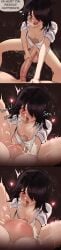 1futa 1girls absurdres ahe_gao ahe_gao ahegao_face balls balls_deep belly belly_bulge belly_button belly_expansion belly_inflation big_penis black_hair bloated bloated_belly blush breasts clothed clothing commission cum cum_in_pussy cum_inflated_belly cum_inside cum_leaking cum_leaking_out_of_pussy cumflated_belly cumflation dark_hair dick dickgirl dominant dominant_futanari domination down_blouse downblouse ejaculating_cum ejaculation english_text female female_pov femsub futa_focus futa_on_female futa_with_female futadom futanari green_eyes guiding_penis heart heart-shaped_pupils heart_eyes heart_symbol highres holding_penis huge_cock human inflated_belly inflation inflation intersex just_the_tip kuroki_tomoko large_penis leaking_cum light-skinned_female light-skinned_futanari light_skin long_penis looking_pleasured messy_hair moan moaning moaning_in_pleasure mostly_nude motion_lines multiple_girls naked navel nipples nude orgasm orgasm_face panting penetrated_pov penis petite petite_body petite_futanari pov pussy small_breasts small_but_hung solo_focus speech_bubble steam steaming_body stomach stomach_bulge stomach_deformation stomach_inflation submissive submissive_female sweat sweating sweating_profusely taker_pov testicles thought_bubble todding tongue tongue_out trembling veins veiny_penis virgin virginity_loss watashi_ga_motenai_no_wa_dou_kangaetemo_omaera_ga_warui!