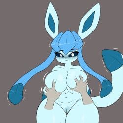 big_ass big_belly big_breasts big_butt big_nipples big_thighs burrito631 glaceon pokemon