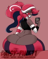 ass ass_cleavage butt_crack charlie_morningstar_(hazbin_hotel) daisy-pink71 hazbin_hotel huge_ass meme tight_clothing velvette_(hazbin_hotel) verbalase_(youtuber) vivienne_medrano vivziepop