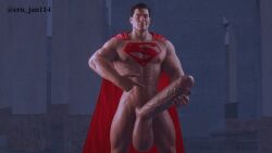 1boy 3d 3d_model balls bara barazoku big_balls big_penis clark_kent completely_nude completely_nude_male daddy dc dc_comics erection ern_jan114 gay gay_sex huge_cock hyper_cock hyper_penis male male_nipples male_only manly massive_penis mature_male muscles muscular muscular_male nipples nude pecs penis solo superhero superman superman_(series) uncensored yaoi