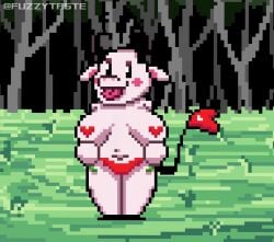 breasts cow cow_girl female fuzzytaste music music_video oc pixel_(artwork) pixel_animation pixel_art tagme video
