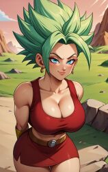 kale from dragon ball by artcalypse