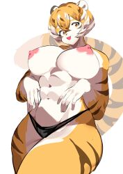 aspirindabaitu big_breasts breasts feline female furry huge_breasts mei_xiang mx99926 nipples original panties striped striped_body striped_fur stripes tagme thick_thighs tiger tiger_ears tiger_girl tiger_print tiger_stripes tiger_tail topless wide_hips