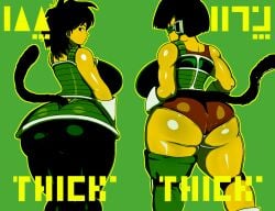 2girls armor ass bare_shoulders breasts dragon_ball dragon_ball_z female_focus female_only gine green-tinted_eyewear looking_back milf mother multiple_girls pulpawoelbo saiyan saiyan_armor scouter seripa short_hair tagme tail thick_ass thick_thighs thighs tinted_eyewear venus_body