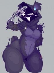 big_breasts breasts female fortnite furry raven_team_leader tagme thick_thighs wide_hips xexeezy