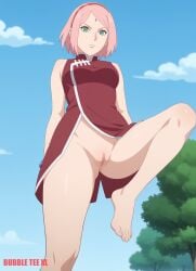 1girls accurate_art_style ai_generated boruto:_naruto_next_generations bubbleteexl clothed female_only naruto naruto_(series) pink_hair sakura_haruno shounen_jump weekly_shonen_jump