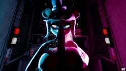 1boy 1girls breasts five_nights_at_freddy's freddy_(fnaf) fredina's_nightclub fredina_(cally3d) frenni_(cryptia) frenni_fazclaire long_penis magiccorpo27481 penis penis_between_breasts tagme