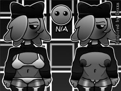 anthro boobs breasts dexxa female female_only geometry_dash na_(geometry_dash) nig pussy tagme vagina