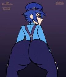 1girls 5:8 animated artist_name ass ass_clapping ass_focus ass_shake ass_up assertive assertive_female atlus big_ass blue_eyes blue_hair blue_hair_female bubble_butt cameltoe clapping clapping_cheeks classy clothed clothing dat_ass detective dheartdoodles dominant dominant_female dynamo-x edit fap_to_beat female female_only headwear huge_ass large_ass lewdlunacy_ longer_than_30_seconds looking_at_viewer looking_back looking_back_at_viewer music pantylines persona persona_4 persona_4:_dancing_all_night presenting presenting_hindquarters sega shaking shaking_ass shaking_butt shin_megami_tensei shirogane_naoto short_blue_hair short_hair short_hair_female solo solo_female solo_focus sound sound_edit spiky_hair stern_expression teenager thick thick_thighs tight_clothes tight_clothing tight_fit tight_pants tomboy twerking unamused video voluptuous wide_hips young younger_female