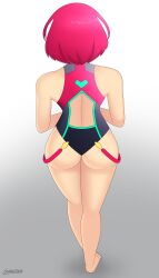 1girls ass back_view female lackatask nintendo pyra solo swimsuit tagme xenoblade_(series) xenoblade_chronicles_2