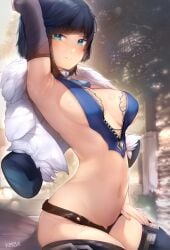 yelan (genshin impact) from genshin impact by kimoshi