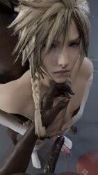 cloud strife from final fantasy by cabezadeperro00