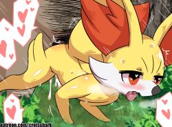 ambiguous_penetration blush creampie creampied_feral croisshark cum cum_inside female fennekin feral feral_creampied feral_penetrated feral_pokemon human male male/female nintendo nude open_mouth pokemon pokemon_(species) pokephilia sex sweat tagme tears tongue tongue_out