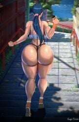 1girls angelina_manga big_ass bimbo bimbo_body bubble_ass bubble_butt huge_ass huge_butt large_butt lasgaclaven lasgaworld mother pawg round_ass round_butt running slutty_outfit solo_female sportswear thick_ass thick_thighs wife