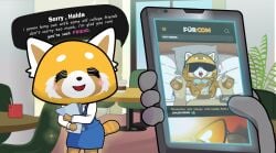 accurate_art_style aggressive_retsuko aggretsuko ailurid anthro ass bed blush bodily_fluids body_writing bottomwear bra breasts cellphone chair closed_eyes clothed clothing condom cum cum_in_pussy cum_inside dialogue digital_media_(artwork) duo english_text erection eye_mask feet female female_penetrated filled_condom friend_zone fur furniture genital_fluids genitals gesture gosgoz haida haida_(aggretsuko) hi_res holding_cellphone holding_legs holding_object holding_paper holding_phone lying male male/female male_penetrating male_penetrating_female mammal navel office_lady on_bed open_mouth panties paper penetration penis phone pillow plant pubes pussy red_panda retsuko sanrio sex sexual_barrier_device shirt skirt smartphone smile smooth_fur speech_bubble standing table tally_marks text toes tongue tongue_out topwear tsunoda underwear unseen_male_face v_sign vaginal_penetration white_body white_fur writing_on_butt