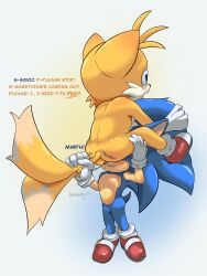 age_difference anitwenty anthro crying cub duo face_fucking first_orgasm forced gay holding_tail holding_up hug irrumatio male male/male miles_tails_prower oral oral_penetration oral_sex rape reverse_forced_oral scared size_difference sonic_(series) sonic_the_hedgehog sonic_the_hedgehog_(series) standing_sex tail_pull tears virgin young