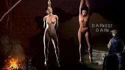 3d animated asphyxiation bondage darkestdark death dina_(the_last_of_us) dying ellie_(the_last_of_us) ellie_williams extreme_content female_death hanged mp4 nipples no_sound noose pussy snuff suspension the_last_of_us the_last_of_us_2 video