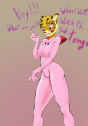 anthro bodysuit clawroline feline kirby kirby_(series) kirby_and_the_forgotten_land kirby_bodysuit living_clothes living_clothing maniac_wolf mouthful