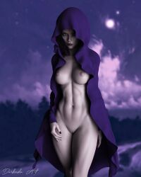 1girls 3d areolae breasts busty darken_den dc dc_comics female female_focus female_only hourglass_figure nipples pale-skinned_female pale_skin pussy rachel_roth raven_(dc) shaved_pussy tagme teen_titans vagina wide_hips