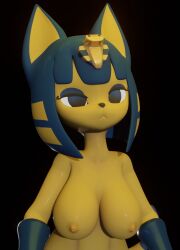 3d 3d_(artwork) 3d_model animal_crossing animal_humanoid ankha ankha_(animal_crossing) ankha_(hazeker) artist_request big_breasts blender blender_(software) clothed clothing doubutsu_no_mori furry furry_only hazeker nairu_(doubutsu_no_mori) nintendo solo solo_female source_request year_request