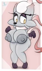 big_breasts breasts female furry hisuian_zorua pokémon_(species) pokemon pokemon_(species) tagme whynotwynaut zorua