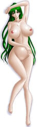 1girls bishoujo_senshi_sailor_moon censored female green_hair large_breasts setsuna_meiou tagme takaibiki