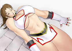 brown_eyes brown_hair eden female_only hiryu_no_ken large_breasts min_min tagme thick_thighs