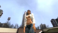 1girls 3d adriana_lima adriana_lima_(half-life_2_cinematic_mod) alyx_vance breasts fakefactory female female_only garry's_mod half-life half-life_2 half-life_2_fakefactory_cinematic_mod human human_female human_only nipples solo tagme