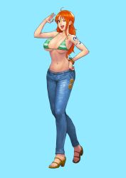 nami (one piece) from one piece by cirenk
