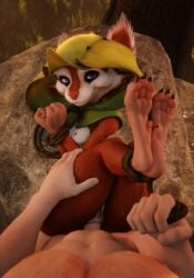 3d 4_toes anal anal_sex animated anthro bound dota dota_2 duo feet female forest gif hoodwink_(dota) human hybrid male male/female mammal paws penetration plant rodent sciurid sex short_playtime sladdoska toes tree tree_squirrel video_games vlad-lox