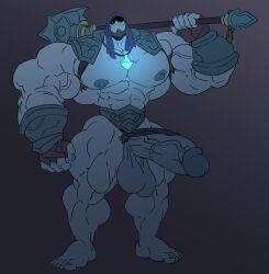 abs bara biceps bodybuilder boner erection gay huge_cock league_of_legends male male_focus male_only muscle muscles muscular muscular_arms muscular_ass muscular_back muscular_legs muscular_male muscular_thighs nipples pecs remert solo solo_male veins veiny_penis yorick