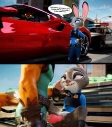 bottomless clothed_female clothed_sex clothing disney dominant_male fennix_(fortnite) fortnite fucked_silly judy_hopps knot missionary_position no_panties penis police public_nudity public_sex pussy s1nnerfox sex sinnerfox submissive_female tagme uniform zootopia