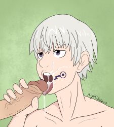 cum cum_in_mouth gay jujutsu_kaisen male male_only oral_sex toge_inumaki