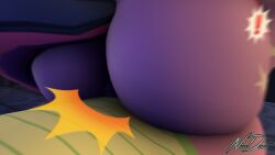 3d_(artwork) anthro ass digital_media_(artwork) dragon equid equine female female_penetrated friendship_is_magic hi_res lying male male/female male_penetrating male_penetrating_female mammal my_little_pony neondonut nude on_back penetration smooth_skin solo spike_(mlp) twilight_sparkle_(mlp)