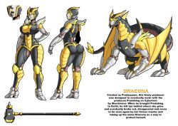 1girls alien alien_girl armor armour ass beastform big_ass big_breasts breasts character_name character_sheet cleavage cybertronian dracona_(transformers) dragon female female_focus female_only full_body grey_body gynoid hammer helmet highres hourglass_figure mad-project multicolored_body multiple_views oc original_character predacon robot robot/alternate_modes robot_girl robot_humanoid smirk sole_female solo thick thick_thighs tongue transformers transformers_prime yellow_eyes