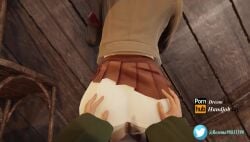 1boy 1girls 3d animated attack_on_titan doggy_style doggystyle female hanji_zoe large_ass male male_pov mp4 pale-skinned_female pale_skin pieck_finger pov pov_ass rosema98833390 shingeki_no_kyojin sound tagme video