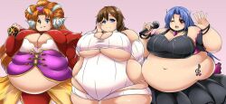 5pb_(neptunia) bbw belly big_belly big_breasts breasts chubby chubby_female curvaceous curvy female grandia grandia_ii hips huge_belly huge_breasts kurocaze large_belly large_breasts millenia nemea_(succubus_prison) neptunia_(series) obese obese_female overweight overweight_female succubus succubus_prison tummy