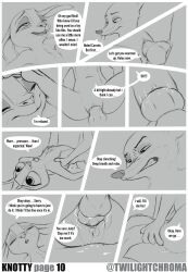 2022 animal_genitalia animal_penis anthro anthro_on_anthro anthro_penetrated anthro_penetrating anthro_penetrating_anthro anus black_and_grey bodily_fluids canid canine canine_penis clenched_teeth closed_eyes comic dialogue disney duo english_text erect female female_penetrated flat_chest fox from_front_position genital_fluids genitals grey_background hi_res imminent_knotting interspecies judy_hopps knot lagomorph leporid looking_pleasured lying male male/female male_penetrating male_penetrating_female mammal monochrome nick_wilde nude on_back penetration penile penile_penetration penis penis_in_pussy predator/prey pussy pussy_juice rabbit sex simple_background sketch speech_bubble table_lotus_position teeth text twilightchroma vaginal_penetration zootopia