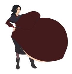 1girls asami_sato avatar_the_last_airbender belly big_belly big_breasts black_hair breasts clothing enormous_breasts female female_only gigantic_breasts green_eyes hand_on_hip huge_belly huge_breasts hyper_belly hyper_pregnancy large_breasts pregnant saburox solo_female the_legend_of_korra voluptuous