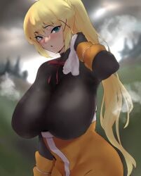 1girls breasts darkness_(konosuba) female female_only huge_breasts kono_subarashii_sekai_ni_shukufuku_wo! solo yotahen